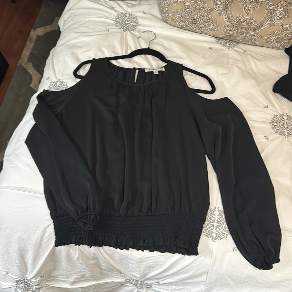 Cold shoulder blouse